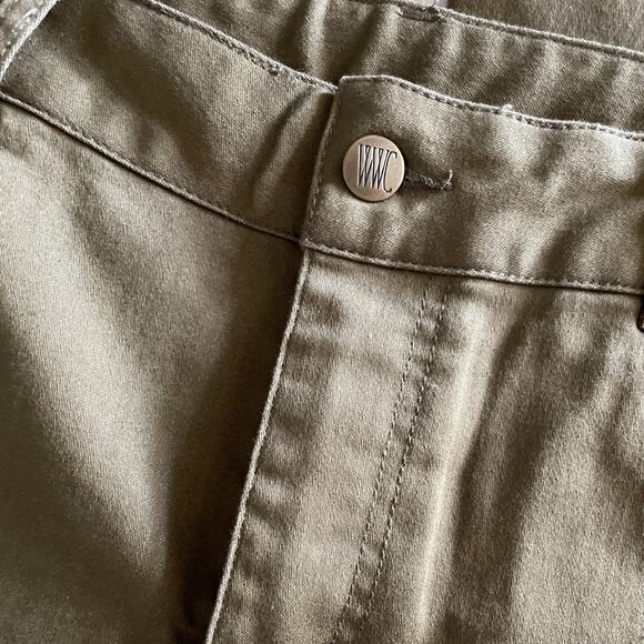 Women with Control Army Green Stretch Denim My Wonder Jean 16P - Picture 4 of 7